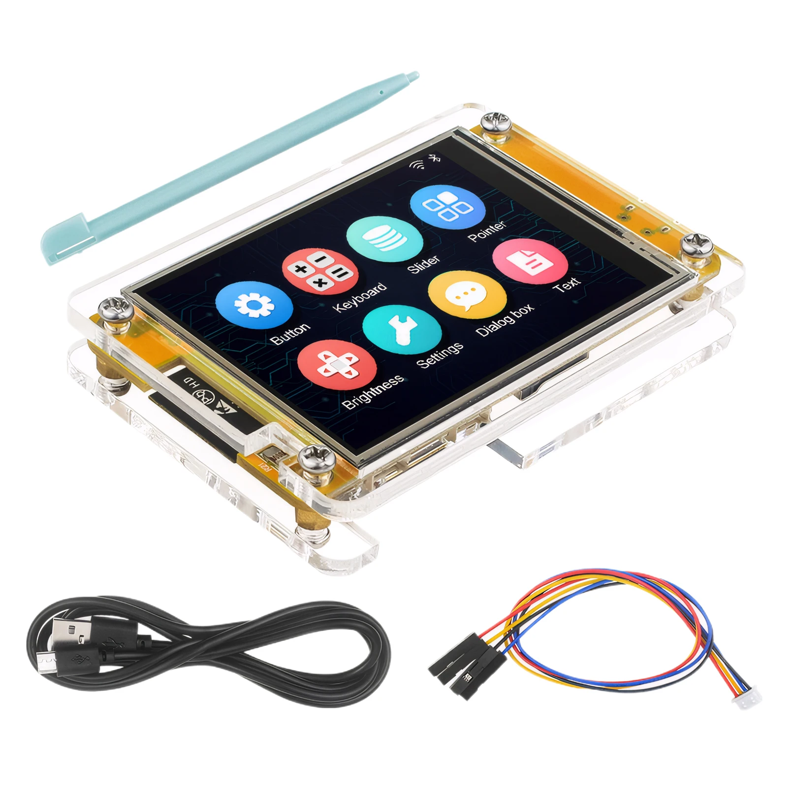 Fast Response Time Smart Display Module With Wide Viewing Angle High Resolution Touch Screen Display