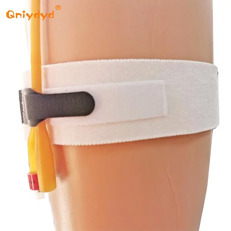 1Pcs Urine Bag Leg Holder Fixation Band Catheter Fixator Elastic Durable Comfortable External Fixation Fixator