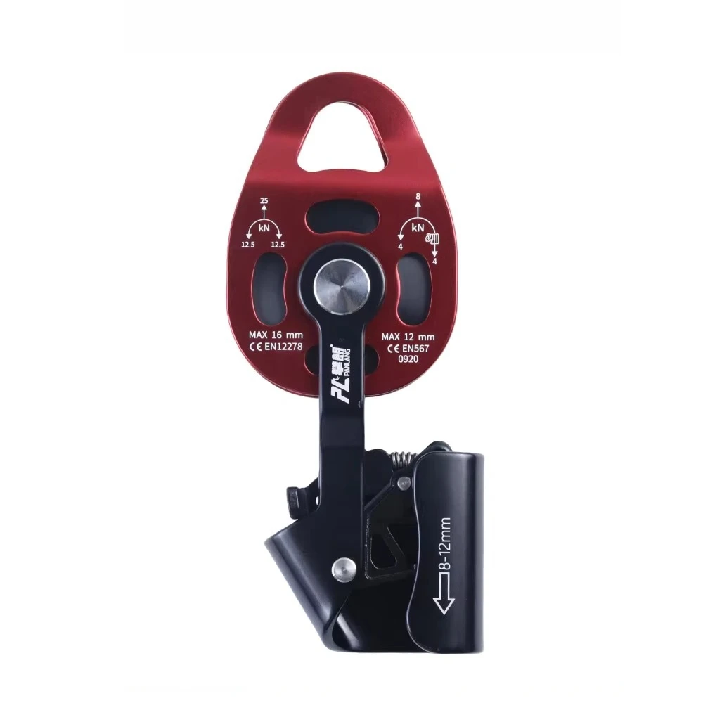 Heavy Duty Self-Locking Lifting Pulley One-Way Hoist Labor-Saving Pulley Block for Air Conditioner Lifting