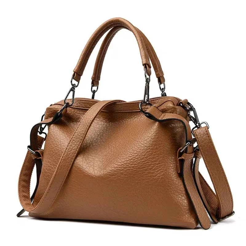 Luxury Casual Tote Women Bag High Quality Leather Ladies Hand Bags for Women Shoulder Bag Big Crossbody Bags Sac A Main J40