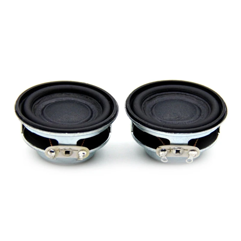 2Pcs Audio Speaker 4Ω 3W 36Mm1.4Inch Full Range Loudspeaker DIY Sound Mini Speaker For Home Theater