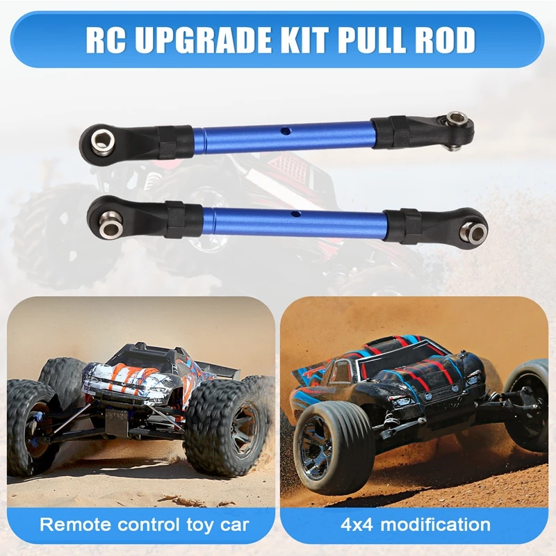 Adjustable Front & Rear Pull Rod Link Tie Rod Steering Rod For Slash/Hoss/Rustler/Stampede/4X4 Huanqi727