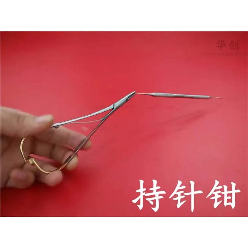 dental instrument oral cavity Wire pliers Medical stainless steel golden handle needle holder needle pliers empiecement forceps