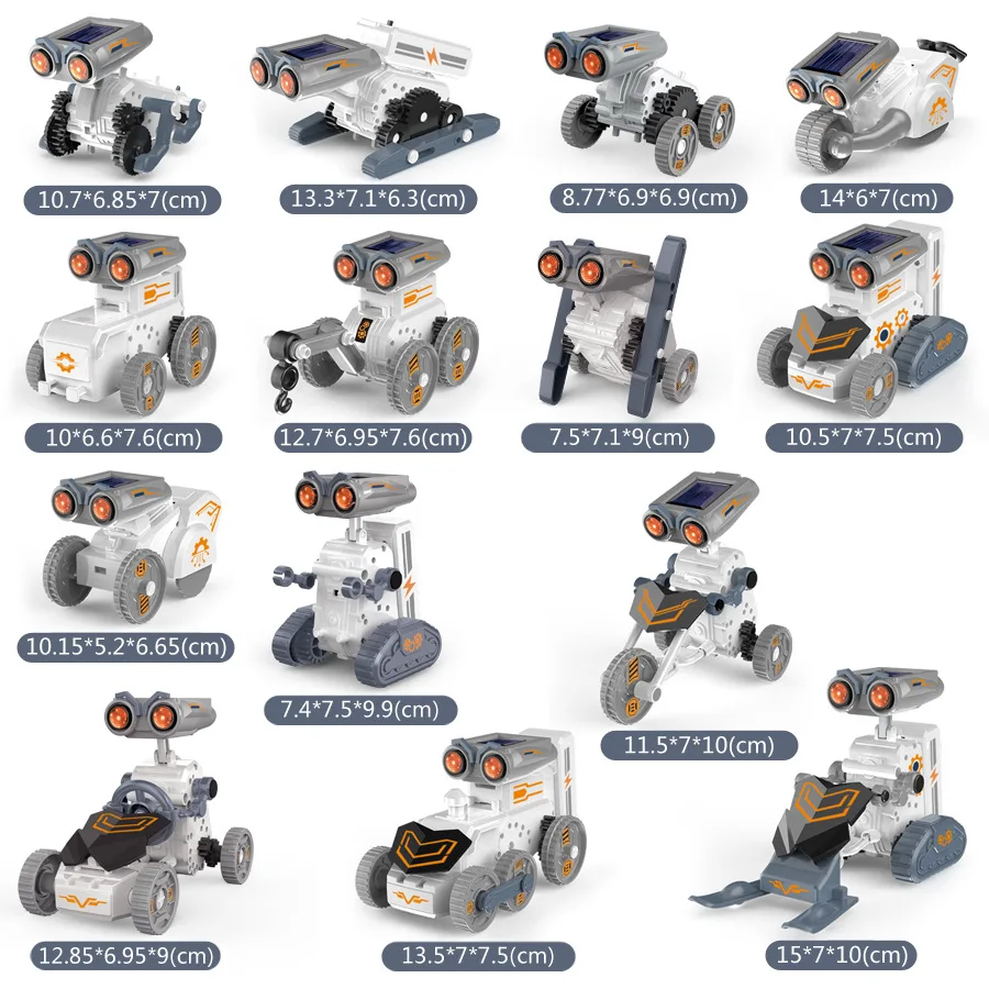 21 in 1 ソーラーロボットキット DIY ビルディング駆動子供教育玩具科学実験技術ガジェット電気ソーラーロボット