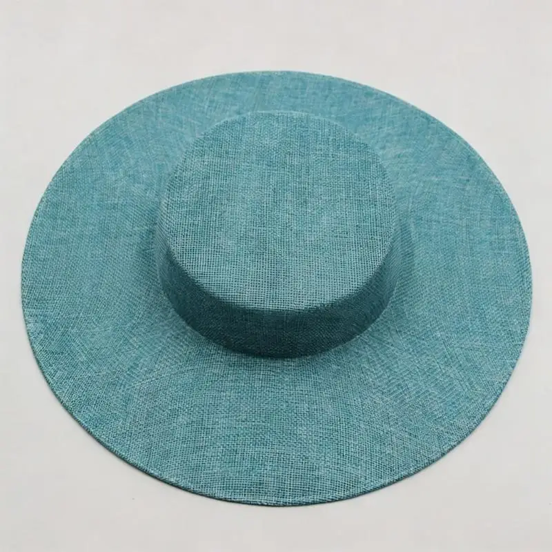 R7UF Occasion Hat Base for Women, Sinamay Fascinator Hat Blank for DIY Bridal, Wedding, Stage, Costume, and Styling