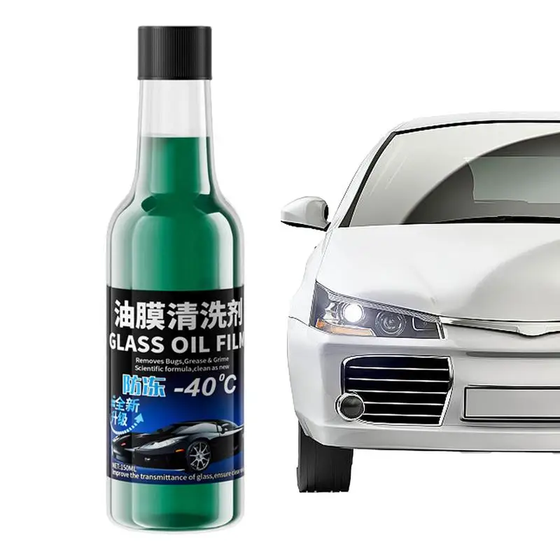 

Greasy Film Remover For Car 150ml Mild Grease Film Remover For Car Cleaning Household Cleaning Products For Windshield Glass