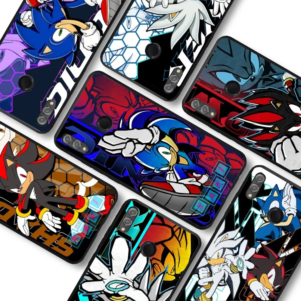

Anime Cartoon S-Sonics H-Hedgehogs Phone Case For Huawei Honor 10 Lite 9 20 7A 9X 30 50 60 70 Pro Plus Soft Silicone Cover