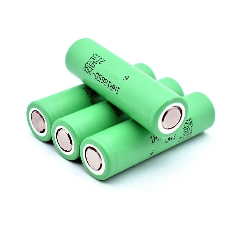 100% oryginalny INR18650 25R 1865 2500Mah 3,7 V 18650 Batterij Lithium-Oplaadbare Batterijen Hoge stom ogniwo energetyczne 20A