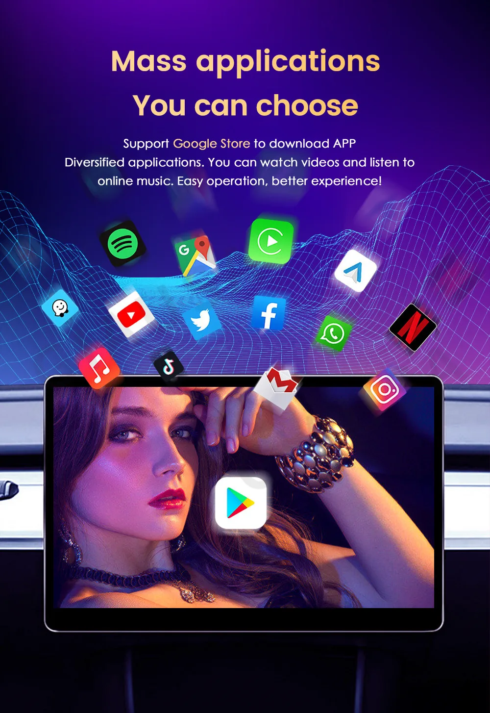 لأودي A6 C7 A7 2012-2018 اللاسلكية CarPlay مشغل وسائط متعددة أندرويد سيارة ستيريو Carplay شاشة أندرويد السيارات شاشة تعمل باللمس #5