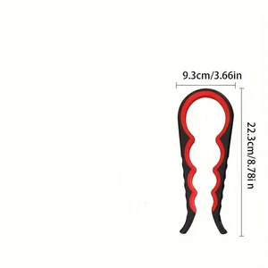 فتاحة زجاجات المشروبات متعددة الوظائف ، فتاحة علب ، غطاء غير قابل للانزلاق ، أربعة أوضاع ، 4 في 1 أفضل 6 آلات لختم زجاجات المبيعات - No1