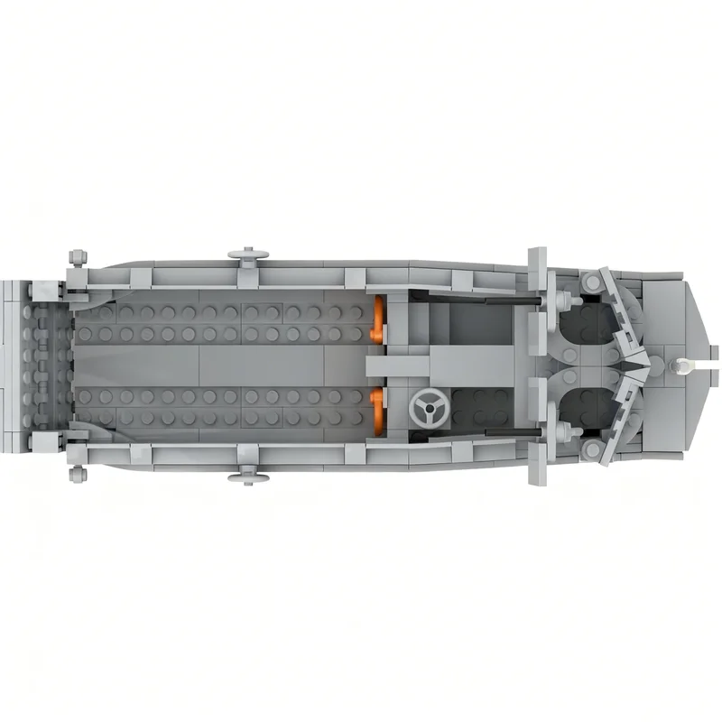 378 قطعة MOC الخالق مصمم مجموعات الهبوط الحرفية مركبة الموظفين LCVP نموذج اللبنات العمارة اللعب هدية الكريسماس