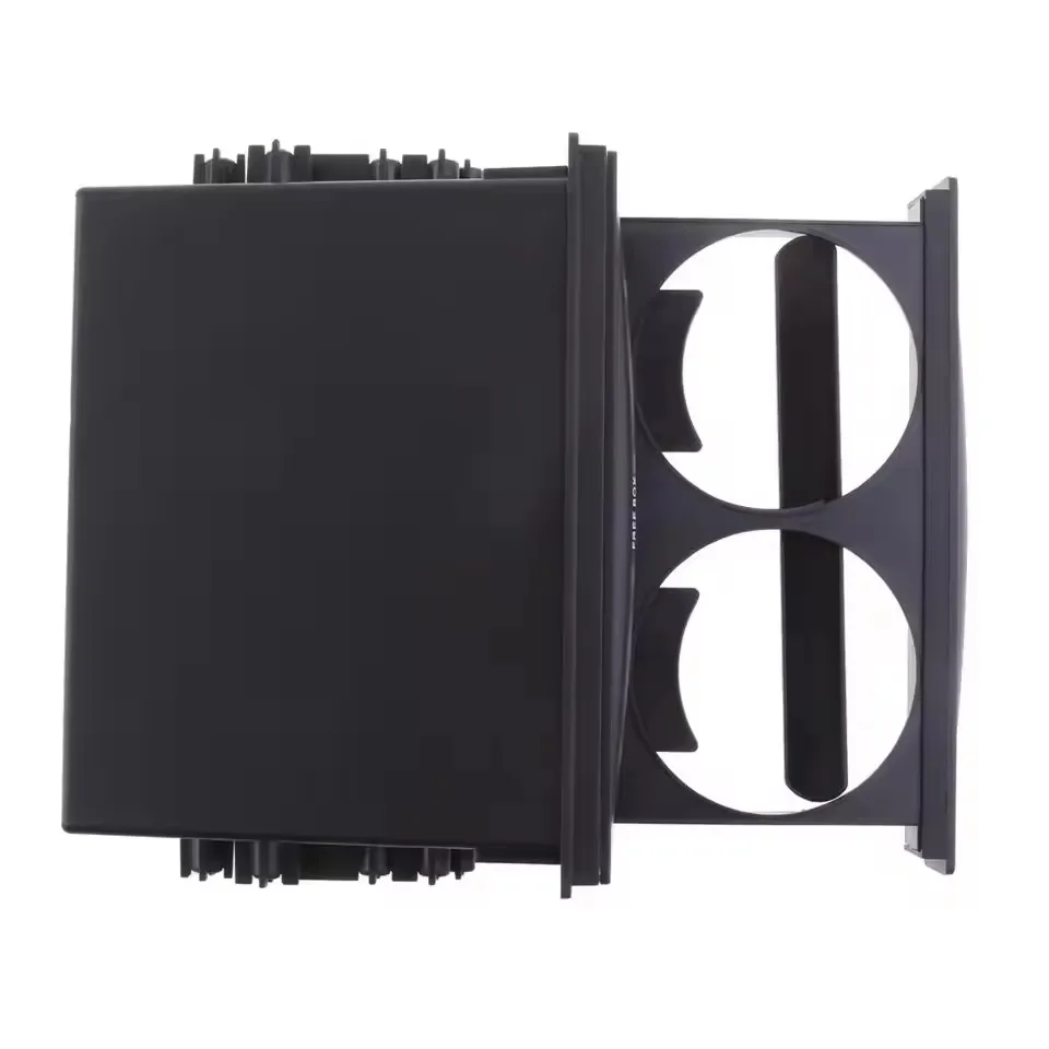 1PCS Car Drinks Mounts Holders Auto Car Single 1 Din 2 Layer Radio Pocket Kit Drink Cup Holder Storage Box Automobiles Holde Box - Image 3