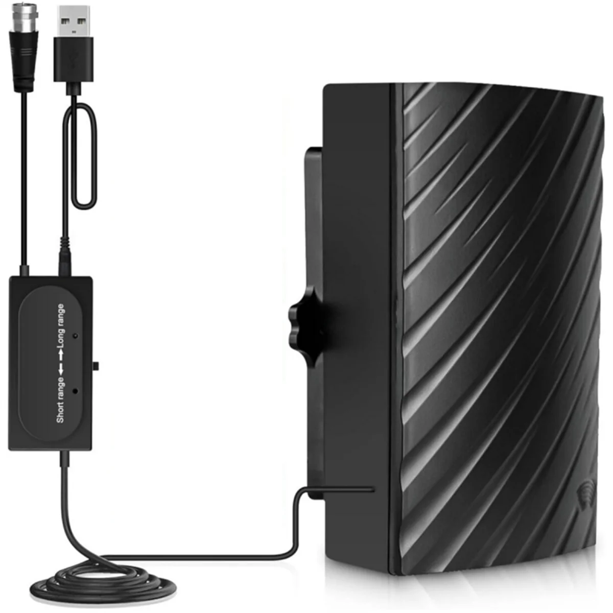 Alta Definição Antena De TV Digital, Amplificador De Sinal Interior Sem Conexão De Rede, HDTV, 25DBI, 4K