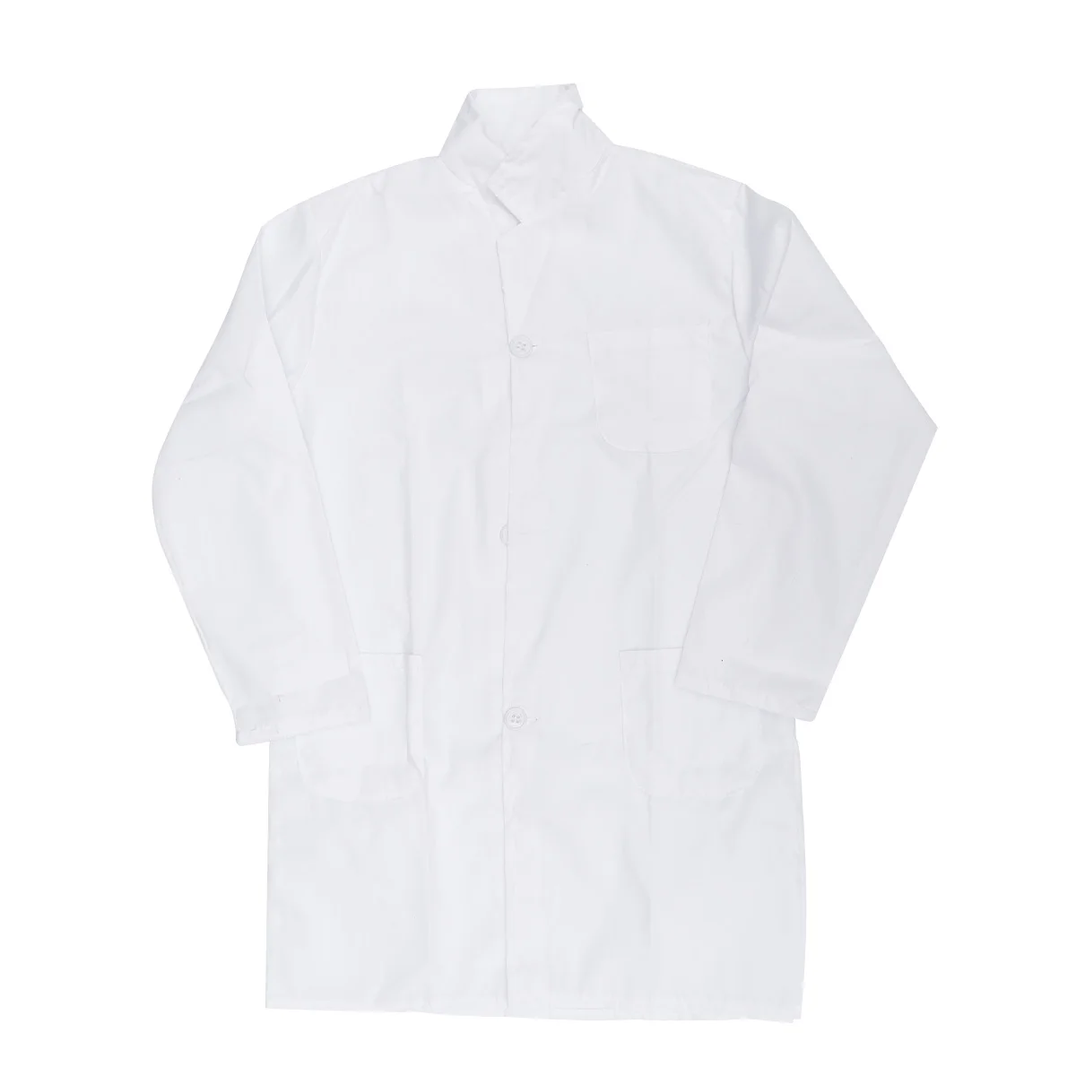 

1pc Children Lab Coat Kids White Doctor Costume Boys Girls Cotton Material Four Sizes Cosplay Performance Photo Use