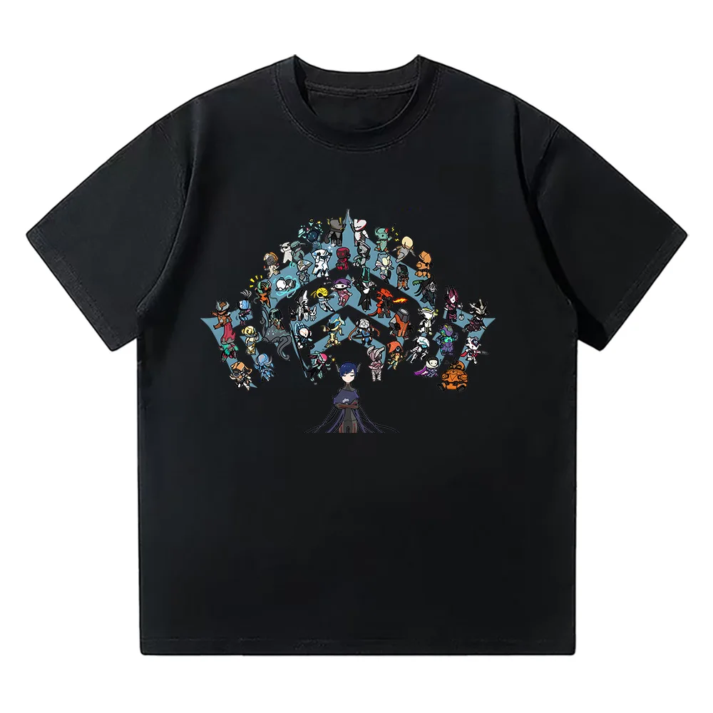 

Warframe Hot Game T Shirt Summer Comfortable Cotton Breathable Clothing Cartoon Print Creative Design Tee Unisex High Street Top