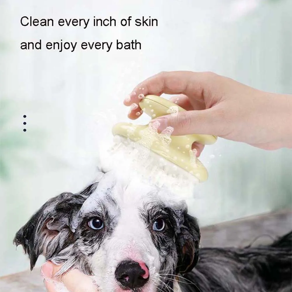 

Pet Bath Brush Massage Comfortable Pet Bath Brush Cats And Dogs To Remove Floating Hair Small And Not Occupying An Area