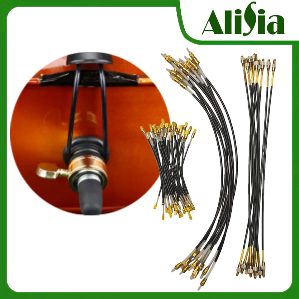Violin Viola Cello Double Bass Tail Guts Strong Steel/Nylon Violin Cello Tail Rope Cord Endlin 20pcs or 5pcs