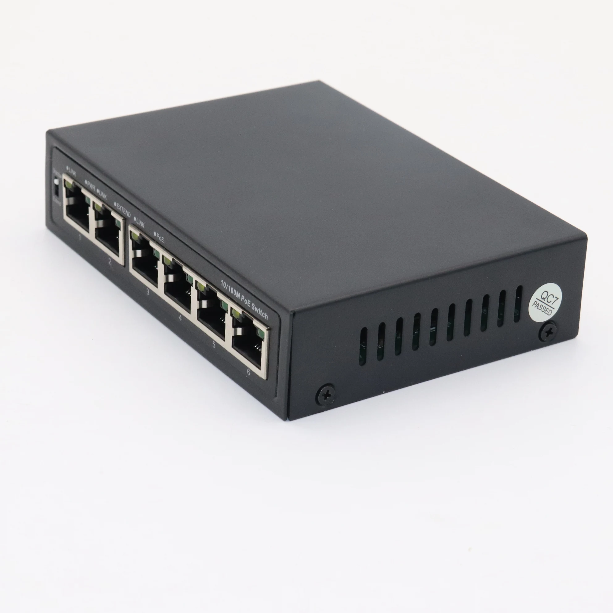 6Port POE Smart Fast Ethernet Switch 100Mbps RJ45 802.3AF for IP Camera Wireless AP CCTV 65W DIY Smart Network Device