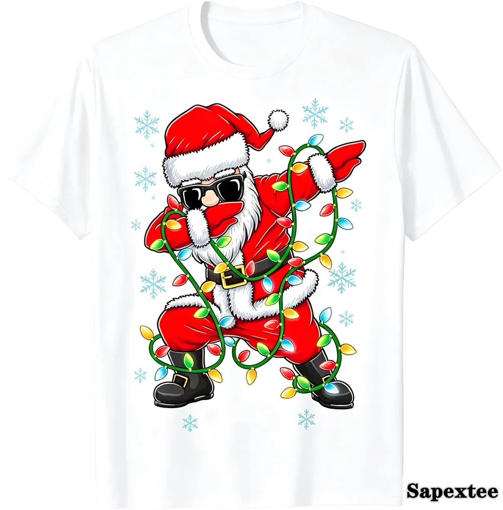 Mischievous Holiday Cheer Anti-Christmas T-Shirt with A Funny & Naughty Twist Graphic Custom Printed Women Men T-shirt