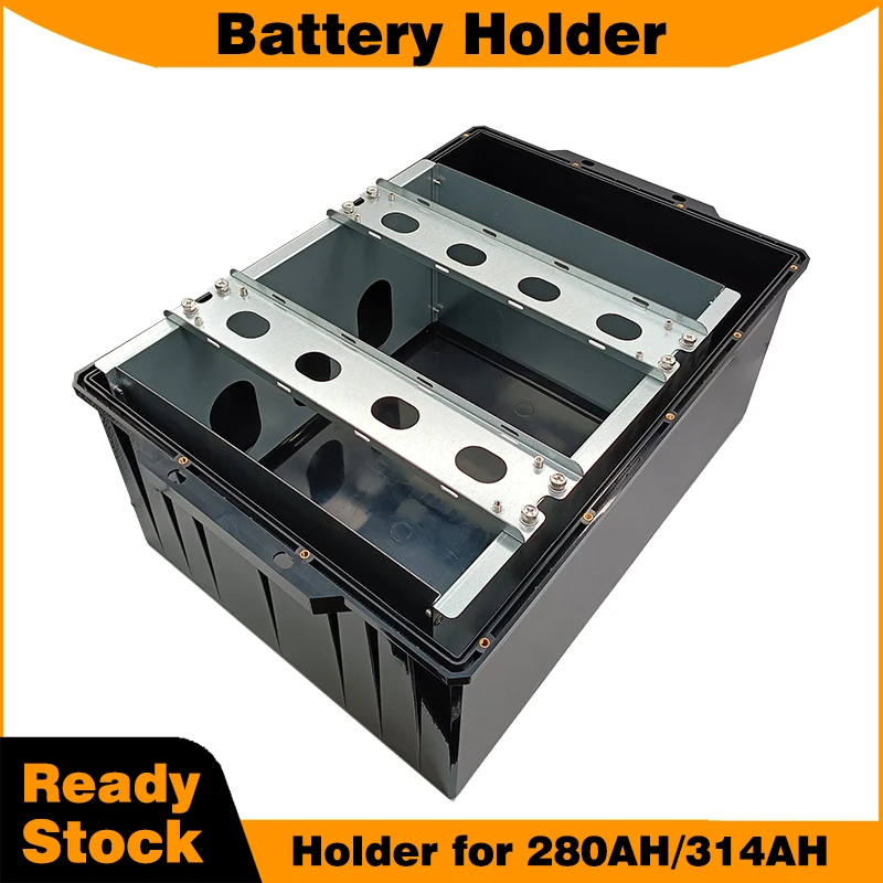 Galvanized Iron Holder Bracket for 24V 300AH Empty Battery Box for LiFePO4 Battery Pack Battery Repair Replacement Parts