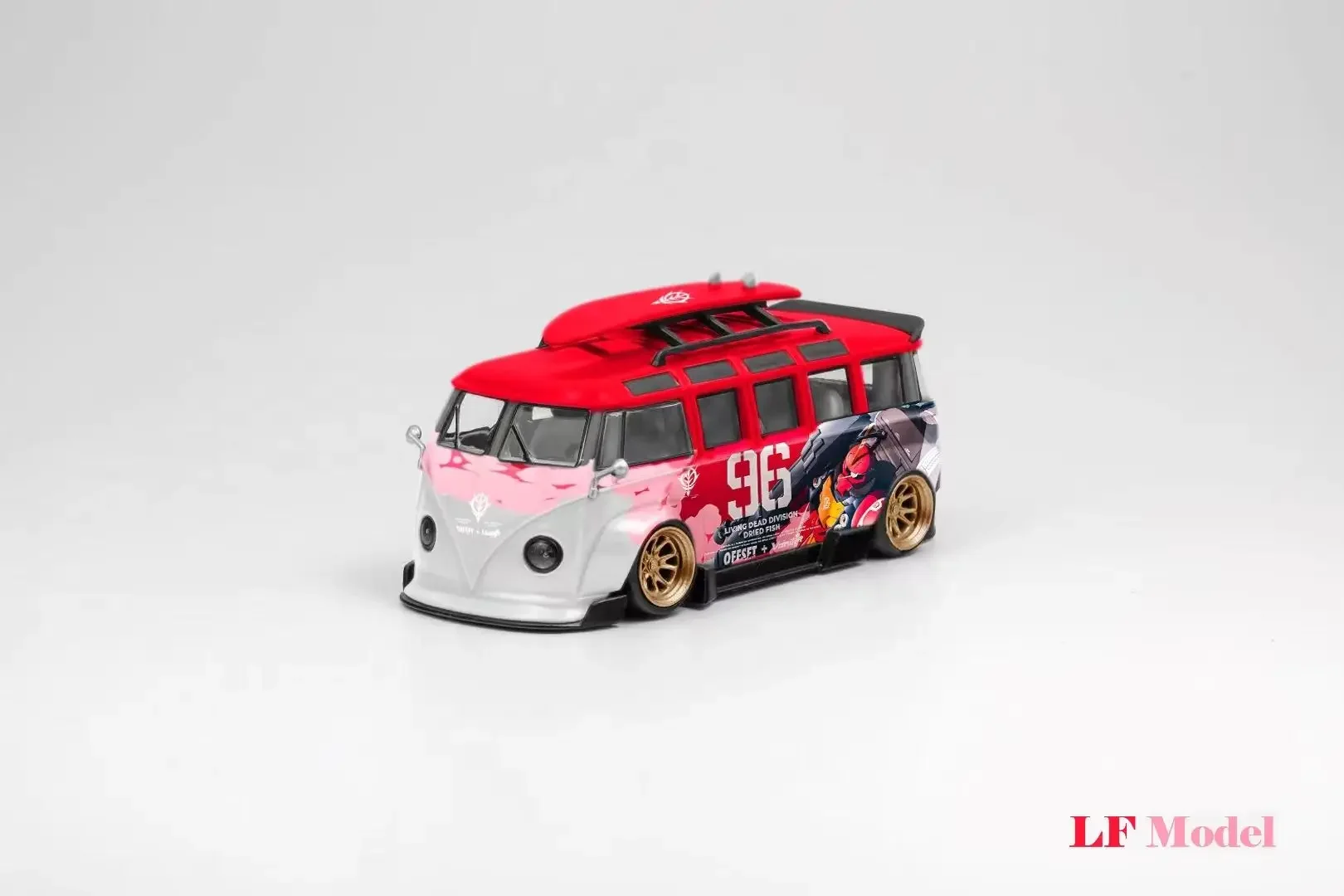 LF Model 1:64  T1 Kombi Akiba limited500 Diecast Model Car