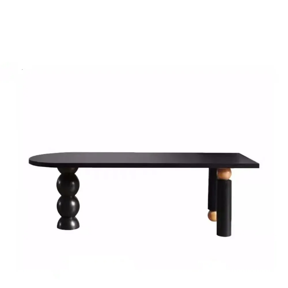 Factory Direct 2026 Designer retro solid wood dining table, log island, home small apartment, dual-purpose dining table, integra
