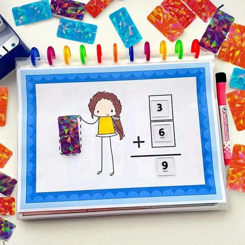 Silicone Mould for Children Educational Arithmetics Dominos Board Game Cards Glues Dripping Mold Jewelry Making Tool - Image 4