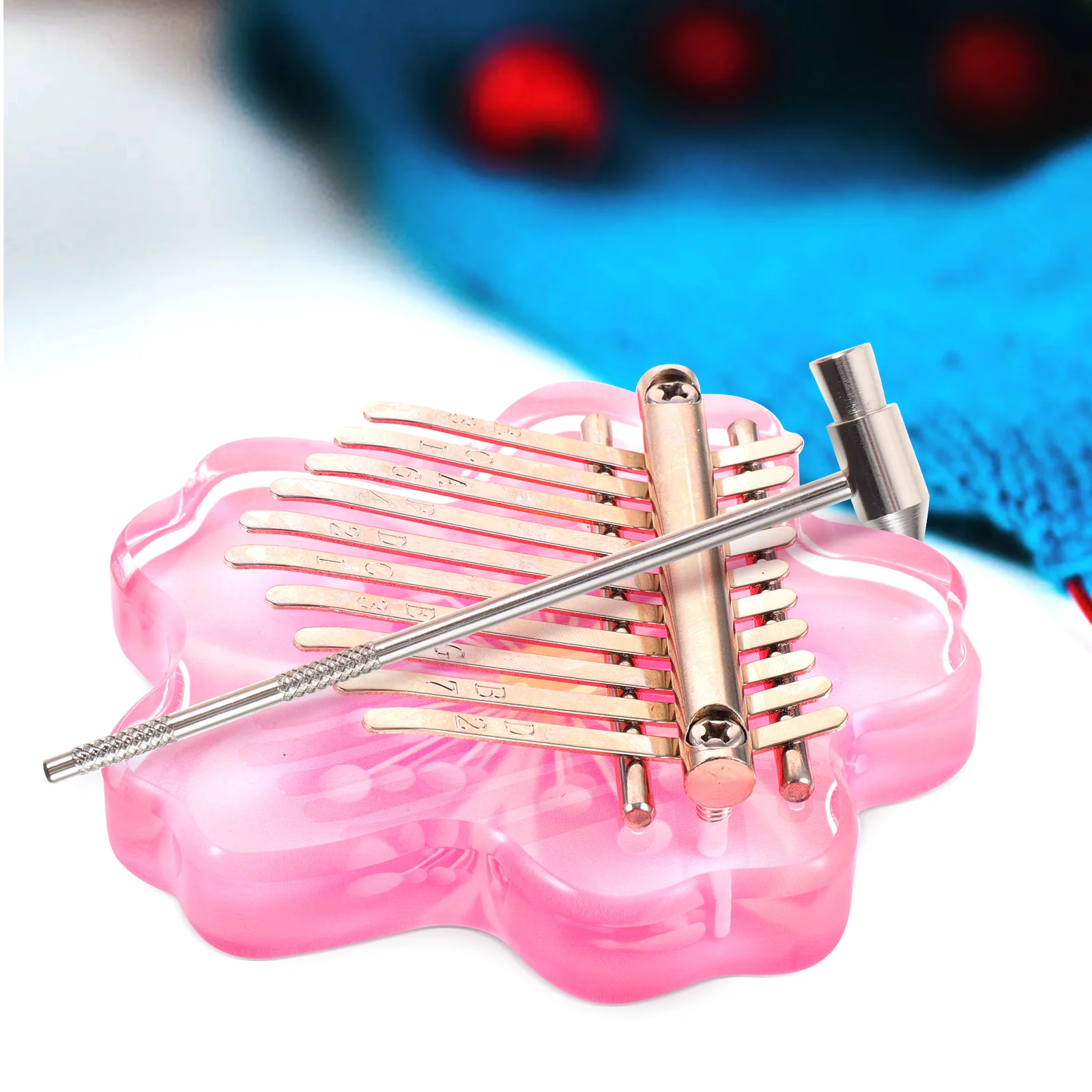 

Kalimba Small Hand Piano Beginner Finger Thumb for Adults Musical Instruments