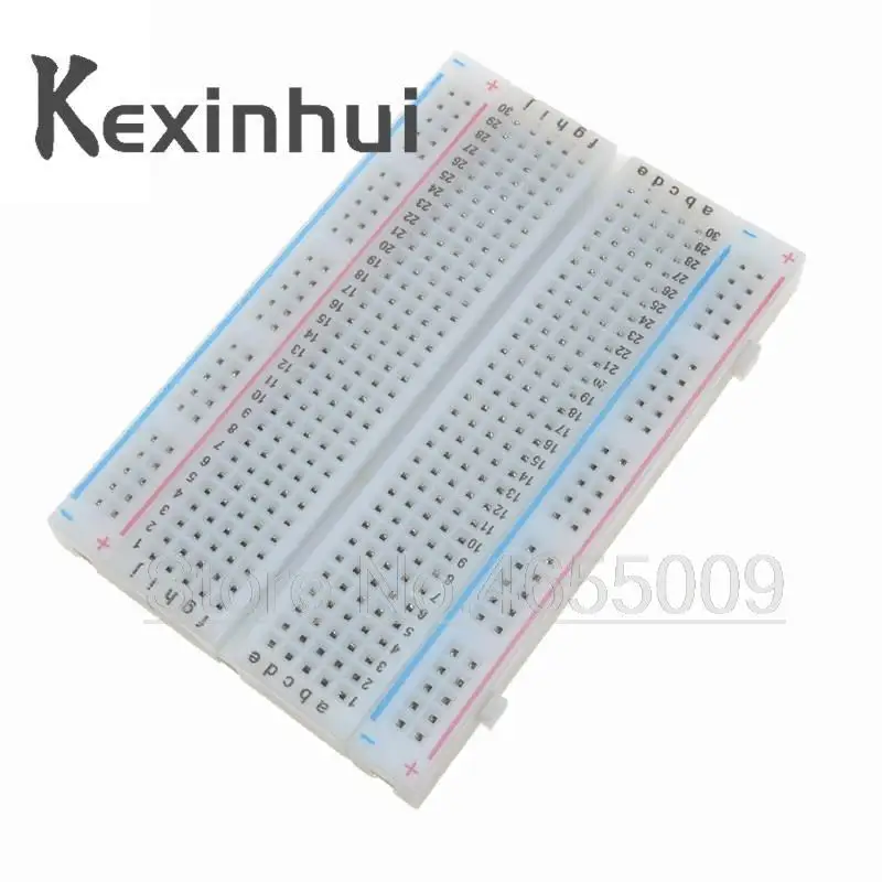 8.5x5.5cm 400 Tie Points Solderless PCB Breadboard Mini Universal Test Protoboard DIY Bread Board for Bus Test Circuit Boar