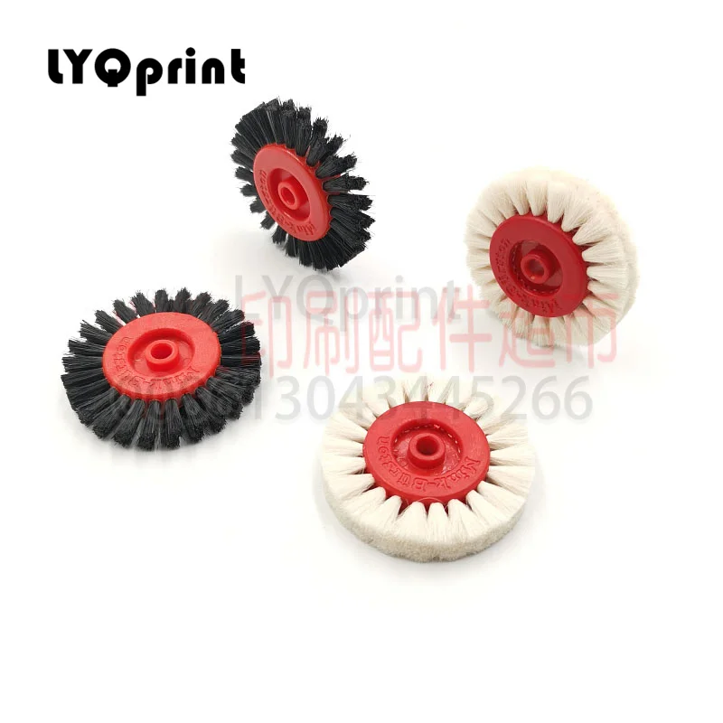 1 piece High Quality Heidelberg Brush Wheel 66.020.122 Black White 11mm for Beiren 08 05 Feeder   Press Paper Roller