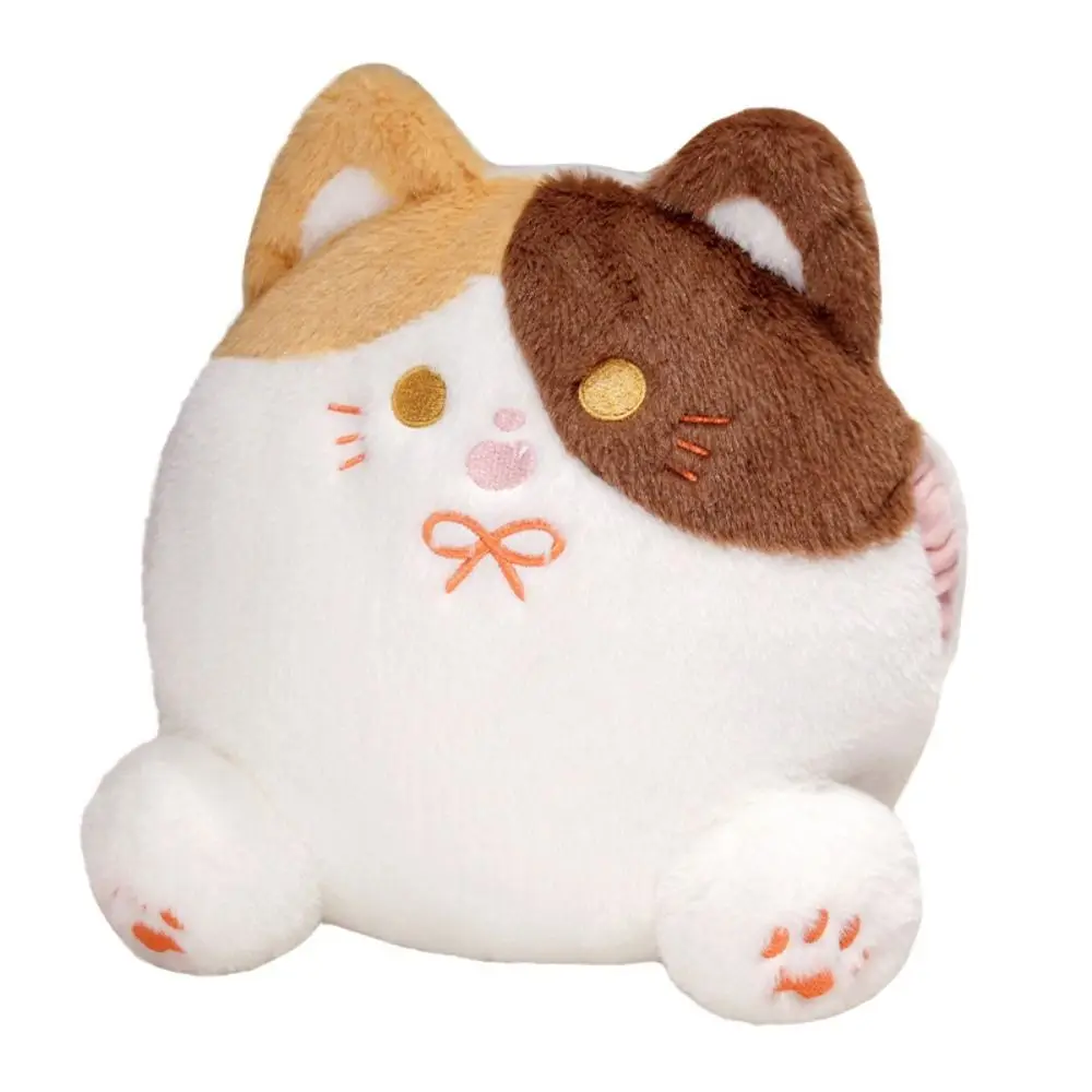 PP Baumwolle Kattun Katze Plüschtiere mit Handtasche Plump White Cat Plüschkissen Weiche süße schwarze Katze Plüschpuppe Kinder Mädchen
