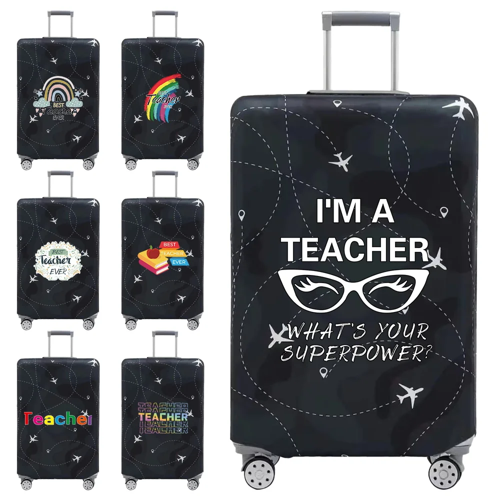 

Travel Bag Dust Cover Elastic Dust Cover Travel Bag Dust Cover Teacher Series Pattern 18-32 Size Wear-resistant Multiple Styles