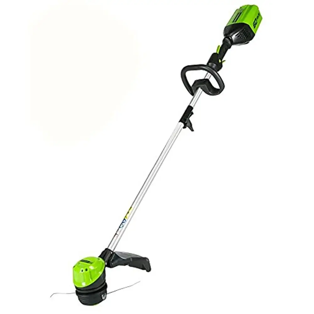 60V Max Cordless String Trimmer Tool Only Works with Greenworks 60V Batteries Dual Line Bump Feed High/Low Speed Selector 13