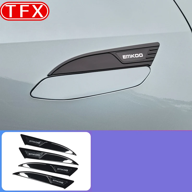 For GAC EMKOO 2023 2024 Car Styling Door Bowl Handle Sticker External Door Handle Anti Scratch Protective Cover Auto Accessories