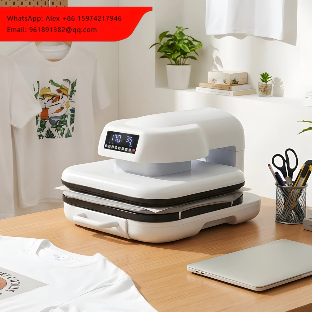 Industrial High Precision 38x38cm Flat Electric Heat Press Machine For T-Shirt And Sublimation Transfer