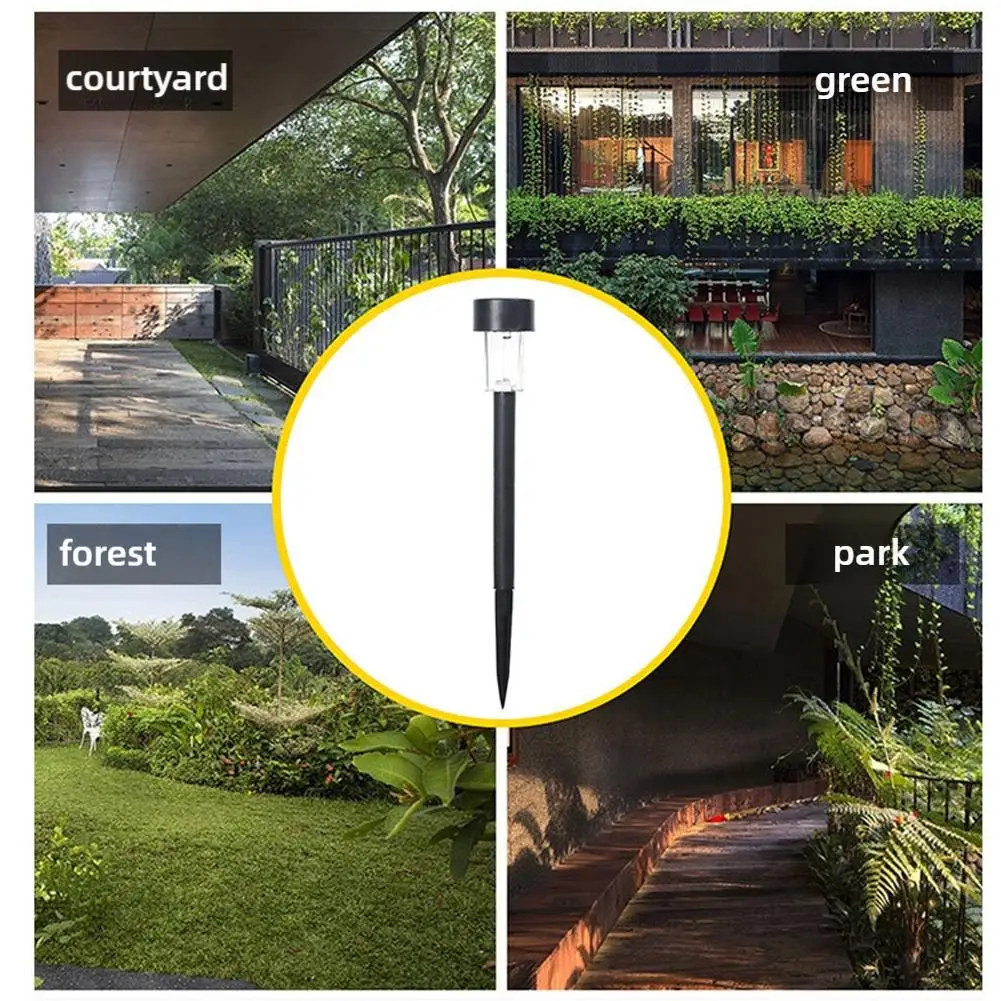 5PCS Outdoor Solar Rasen Lampen Wasserdichte Garten Lichter Led Solar Pathway Lichter Landschaft Lichter Hof Rasen Dekoration