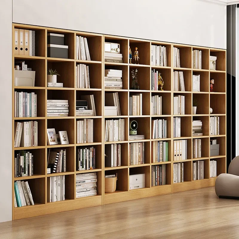 Modern Floor to Ceiling Bookshelf Simple Storage Cabinet for Living Room Library Home Organization Unit