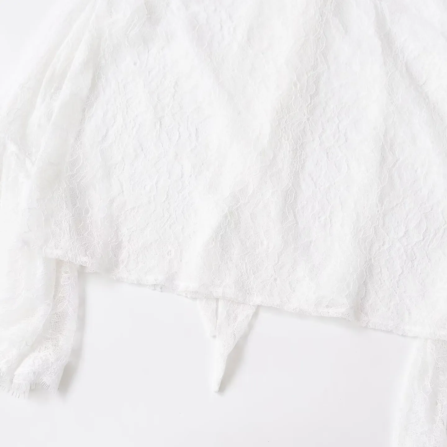 Ruffle Sve Lace Patchwork Top feminino irt Europeu Sle Long Sve Winter 2025 Z Marca Girl's Faion Ladies' Clo...