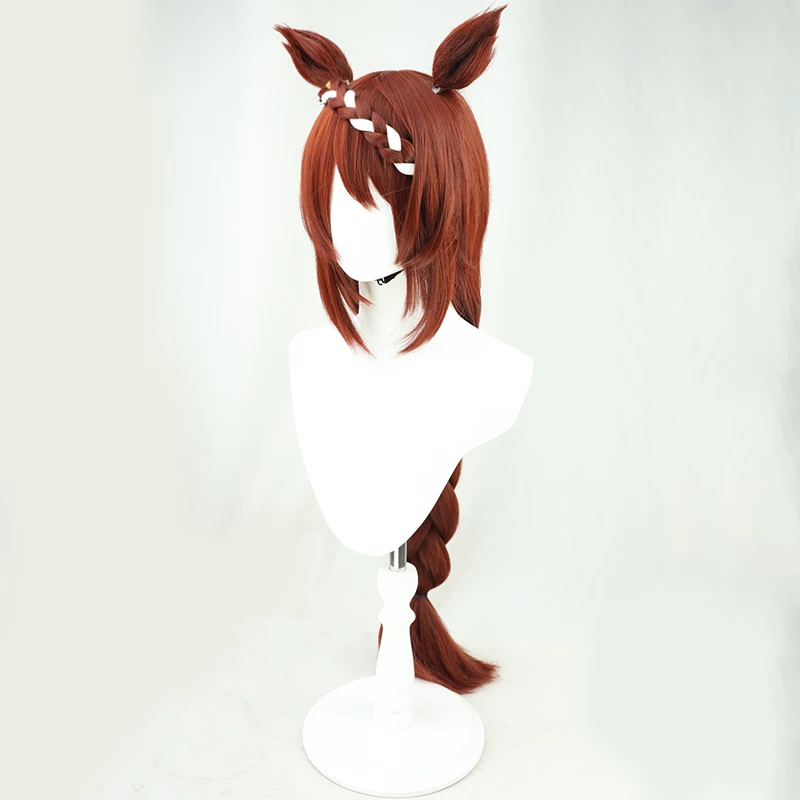 Spiel Pretty Derby Super Creek Cosplay Perücke High-speed Stayer Cosplay Haar Für Hallowmas Party Erwachsene Frauen Männer