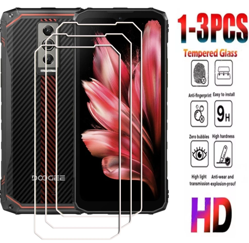 1-3PCS 9H HD Tempered Glass For Doogee Blade 10  6.56" Doogee Blade 10 Power 10 Max 10 Ultra Pro Screen Protector Cover Film