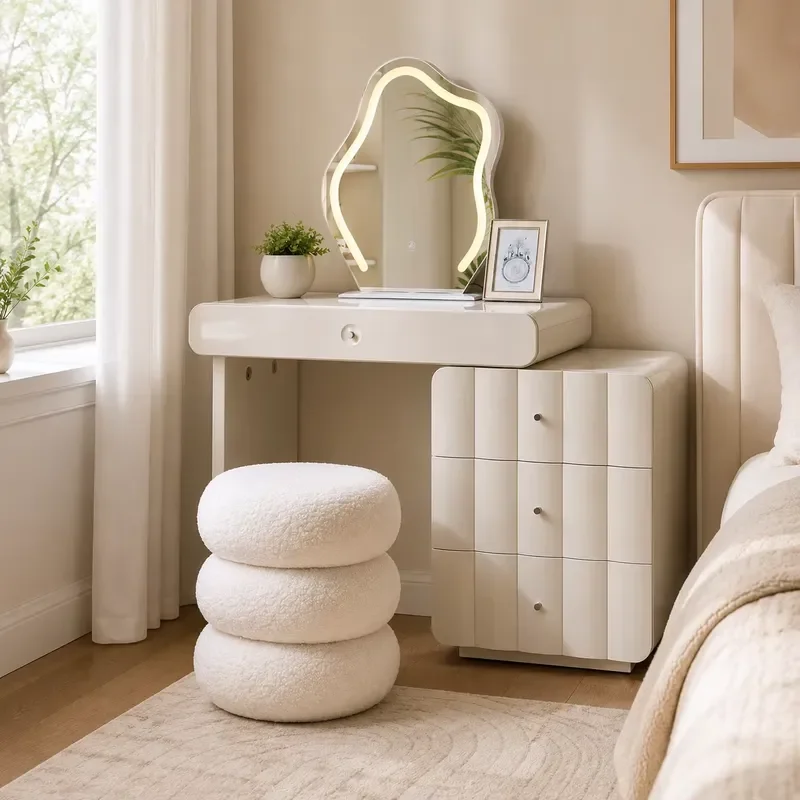Vanity Desk for Makeup Vanity Desk for Makeup Dresser for Bedroom Dressing Table with Mirror