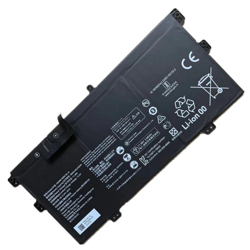 

HB30B1W8ECW-31 HB30B1W8ECW-31B Laptop Battery For Huawei MateBook X 2020 EUL-W19 EUL-W19P EUL-W29 EUL-W29P EULD-WFE9 EULD-WDH9