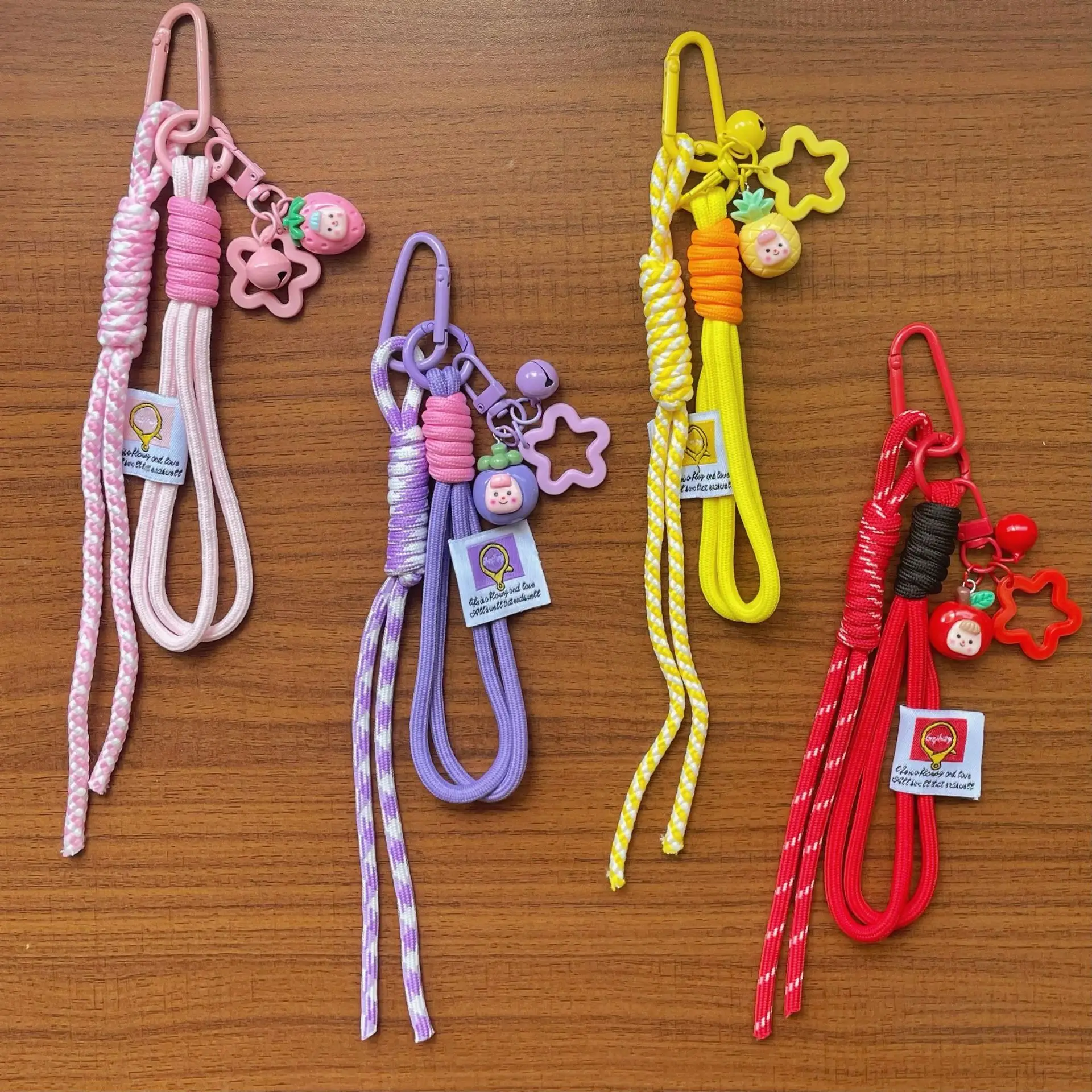 Braided Lanyard Phone Case Strap, Keychain & Backpack Chain, Couple Phone Lanyard & Bag Accessory