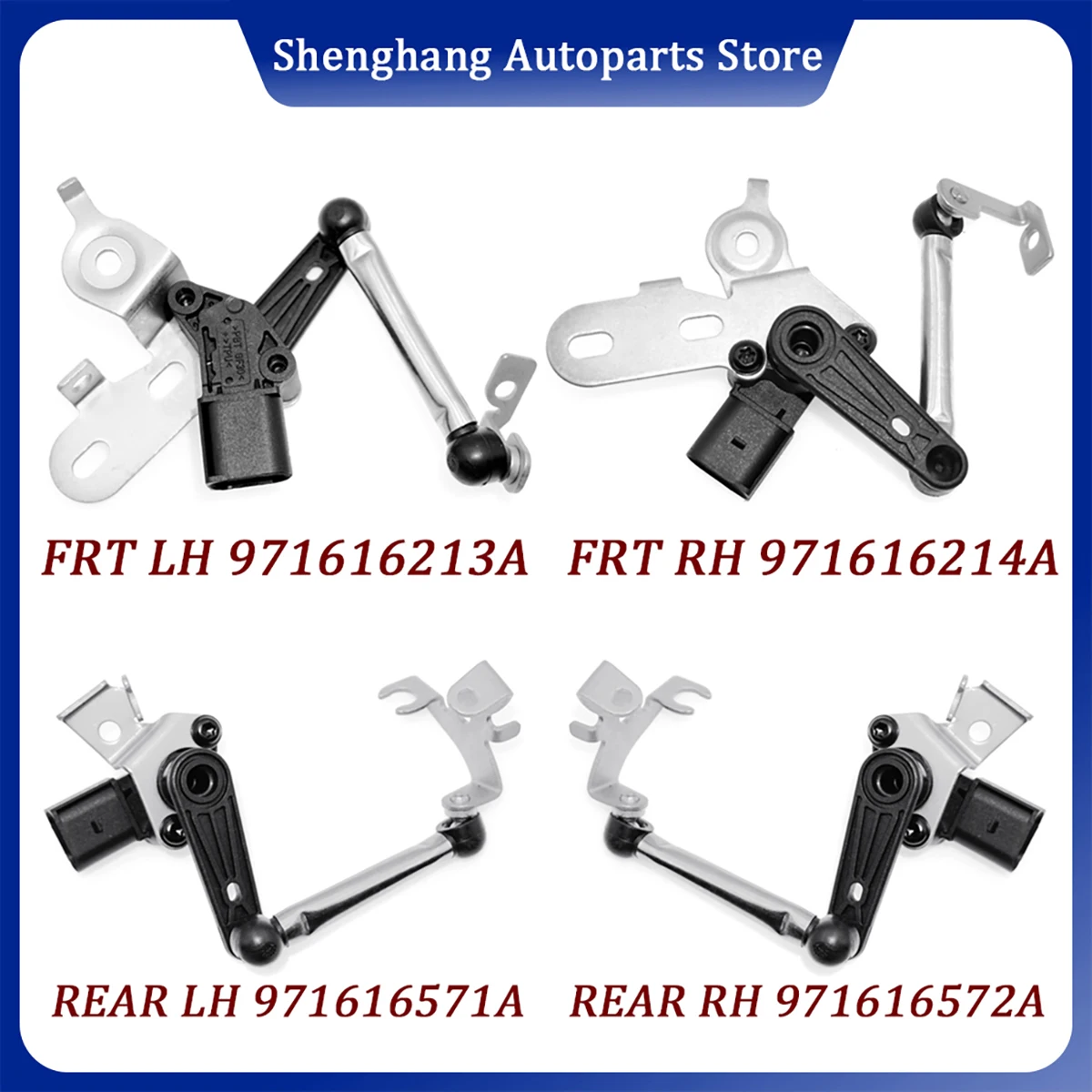 

Front Rear Height Level Sensor 971616213A 971616213C 971616214A 971616571 971616572A For Porsche Panamera 971 Bentley 2019-22