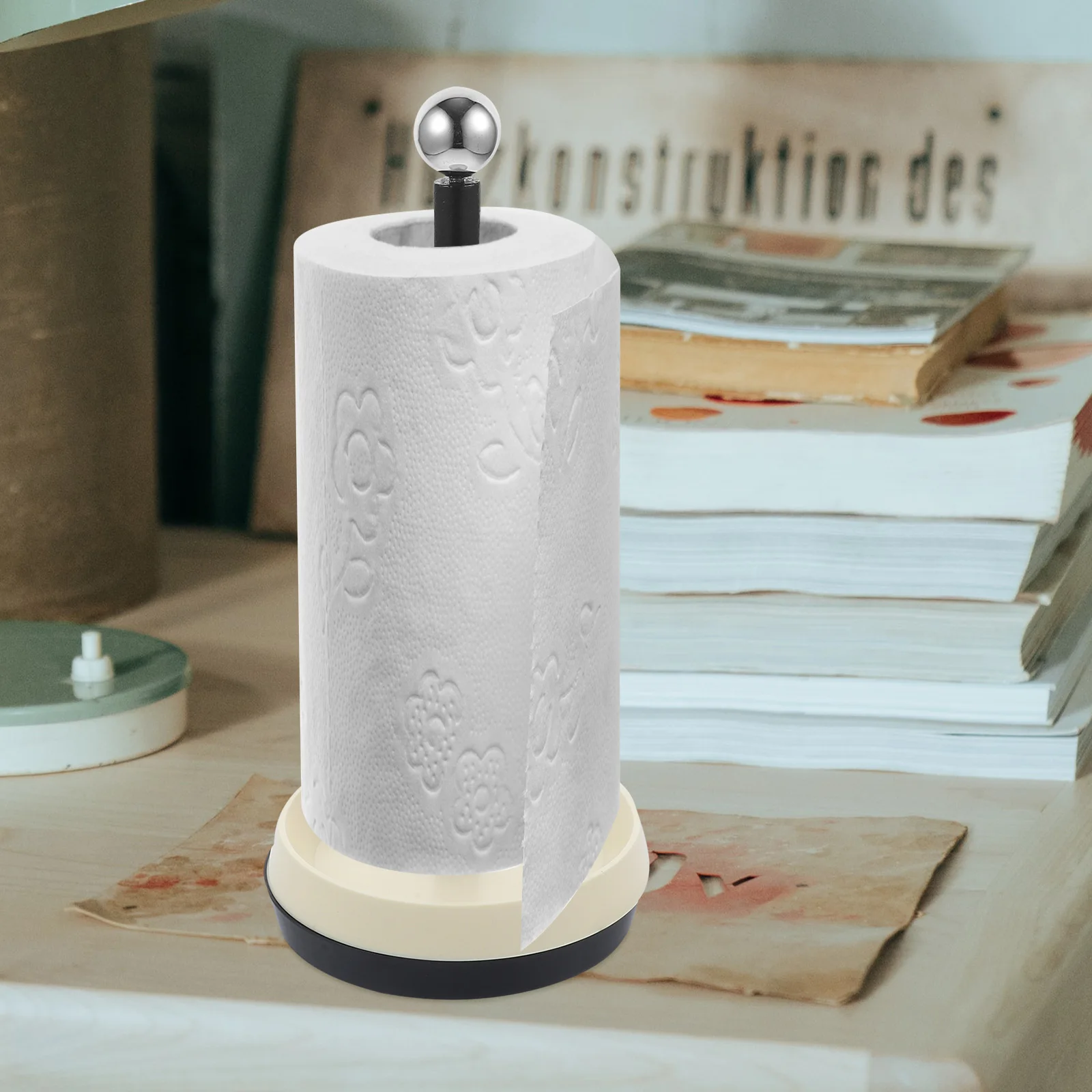 

Vertical Tissue Holder Modern Kitchen Plastic Napkin Holders Paper Towel Stand Rack Countertop Decorative Creative Design Daily