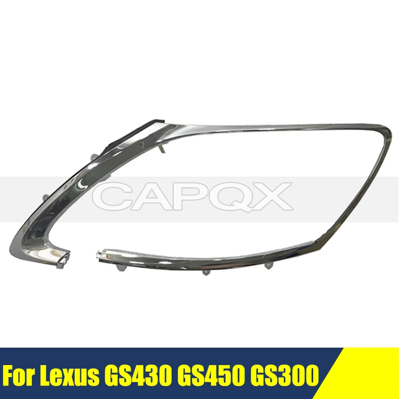 Front Head Light Lamp Frame For Lexus GS430 GS450 GS300 ABS Chrome Cover Trim Switch Panel - view 2