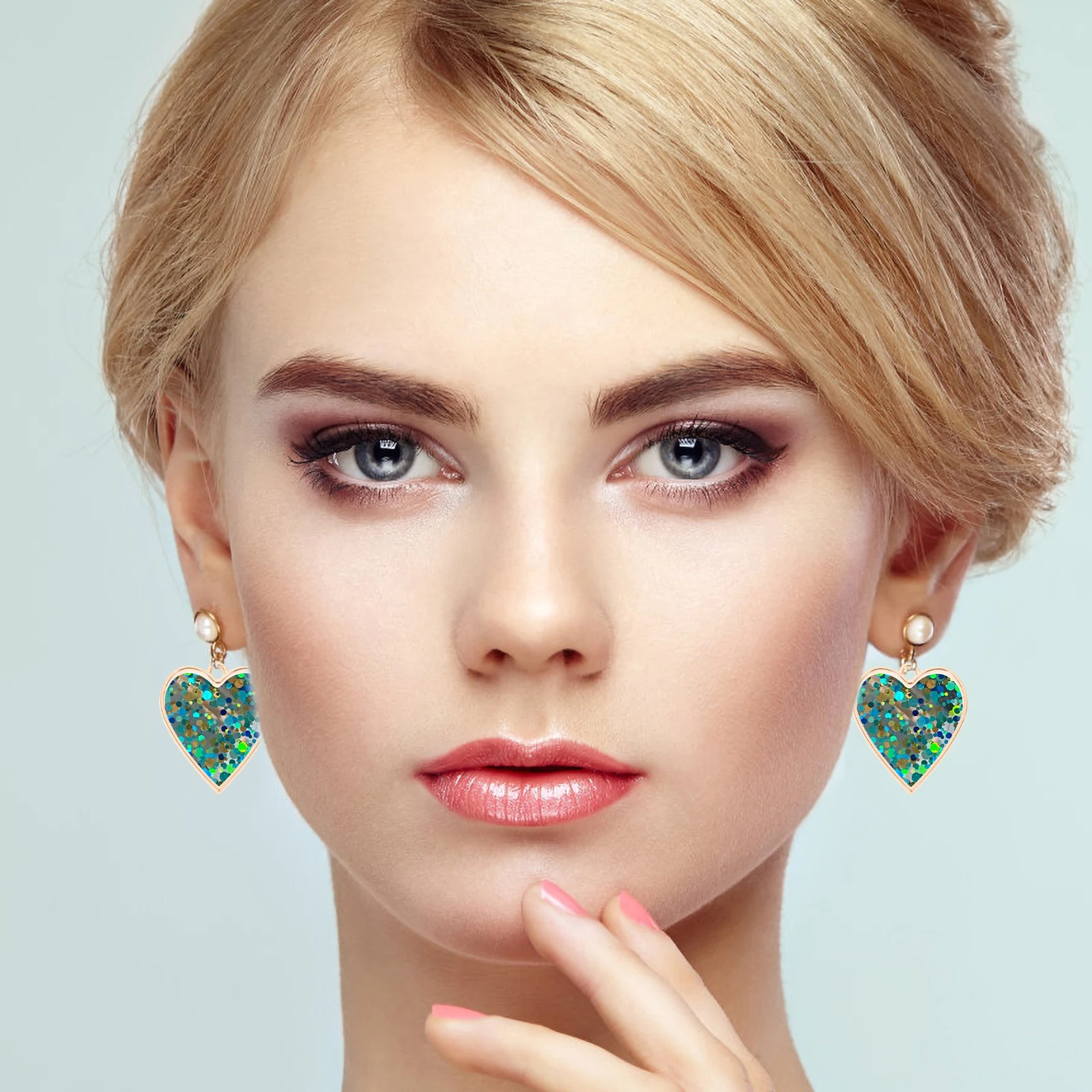 

50Pcs Small Heart Resin Bezel Settings Open Pendant Trays for DIY Epoxy Jewelry Making Necklace Accessories Open Bezel Pendants