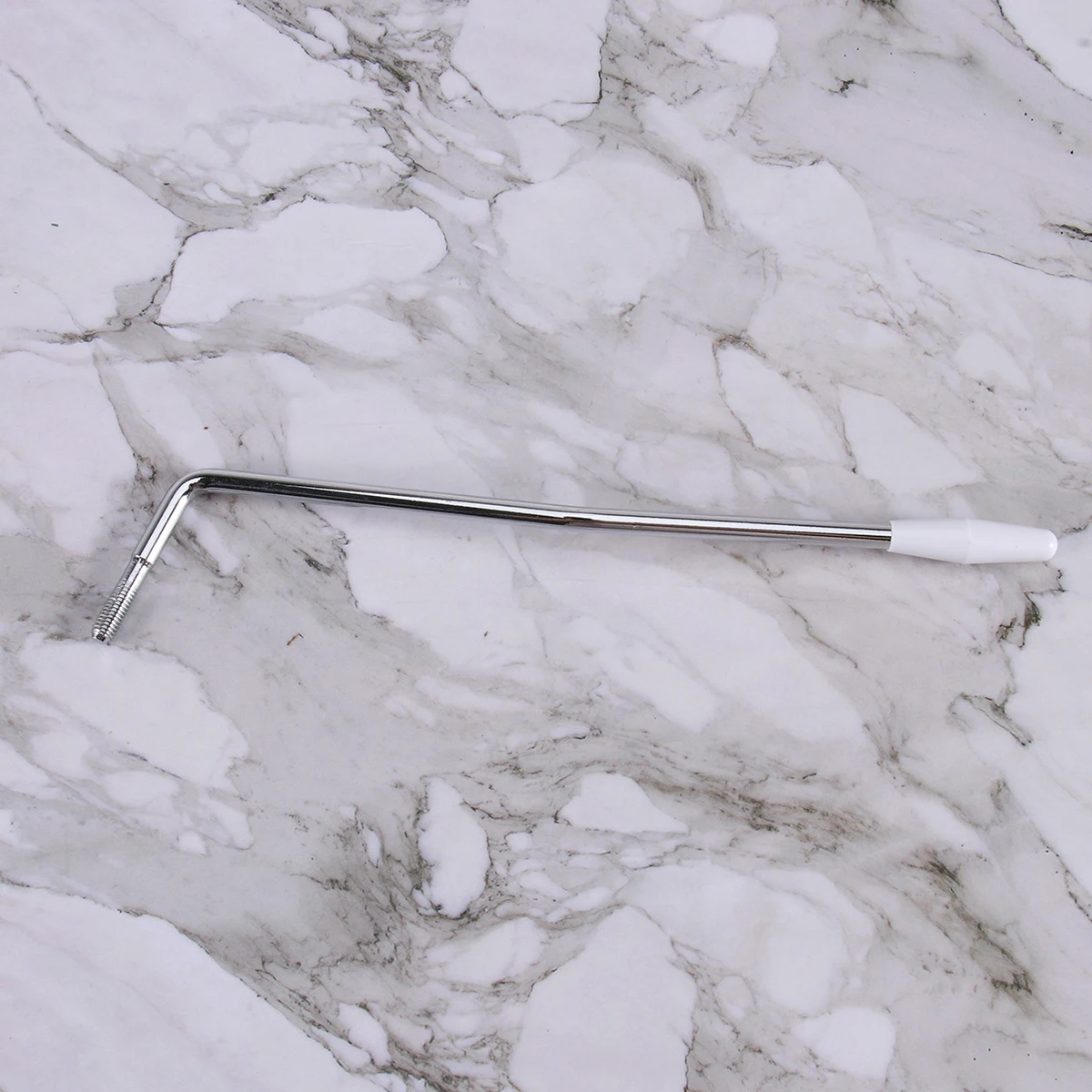 

Tremolo Arm 5.0mm Chrome Plated Durable Electric Guitar Single Tremolo Bridge M5 Bolt Adjustable String Tension Tone Change