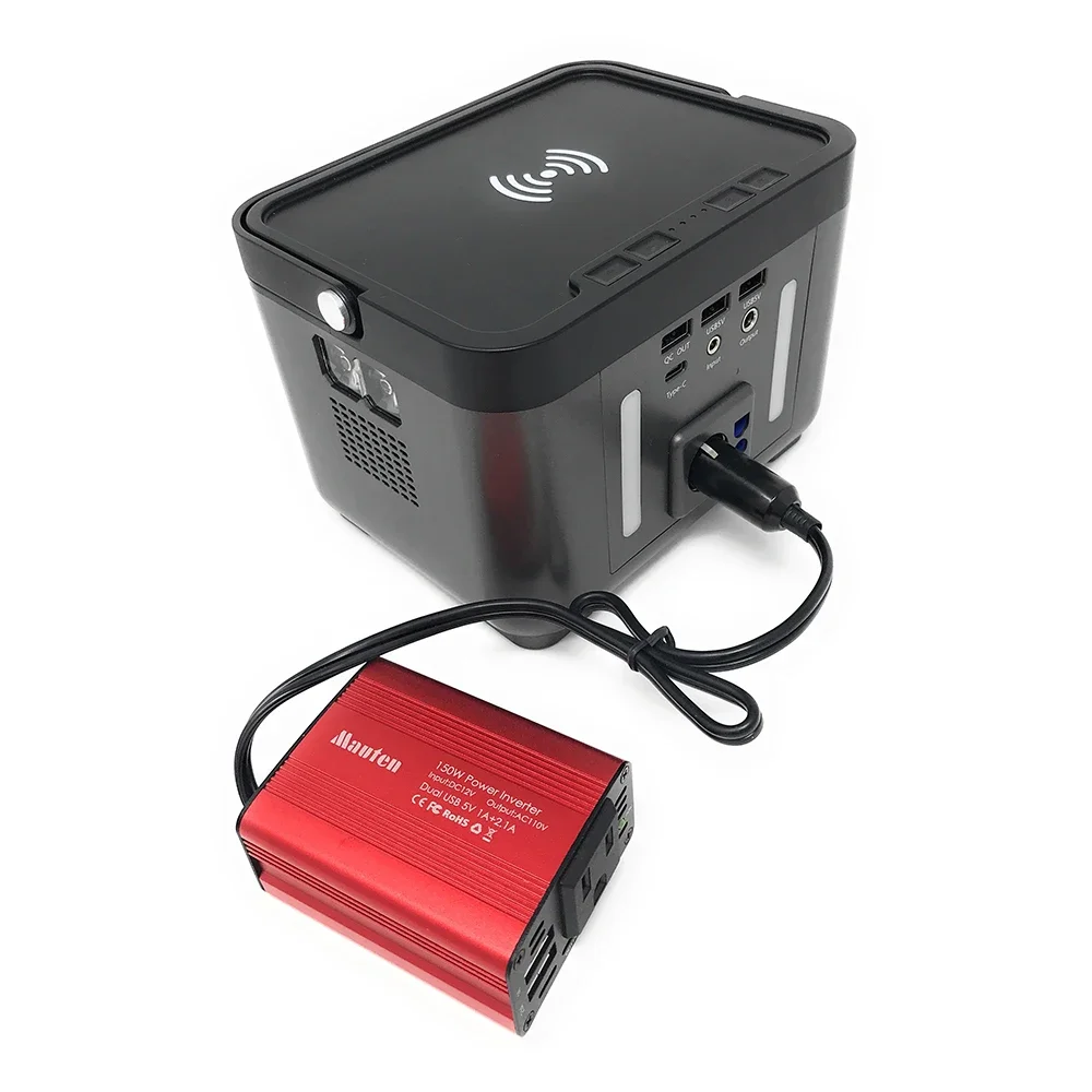 

portable powerstation 48000mAh Portable Solar Powerstation with Battery For 100W Home Camping Emergency Power