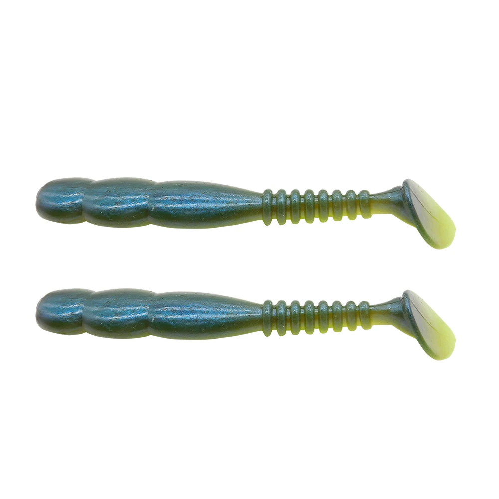 KESFISHING-Leurre Shad Rock Shiner en silicone souple de 2 pouces, appât Élidéal pour la pêche à la truite, au brochet, avec odeur de poisson